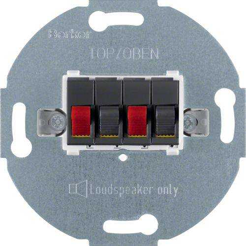 Berker 457305 Stereo-Lautsprecher-Anschlussdose Modul-Einsätze anthrazit, matt Mesch Shop Berker 457305 Stereo-Lautsprecher-Anschlussdose Modul-Einsätze anthrazit, matt Mesch Shop